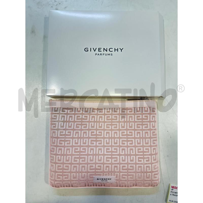 POCHETTE GIVENCHY ROSA TRASPARENTE | Mercatino dell'Usato Roma rebibbia 1