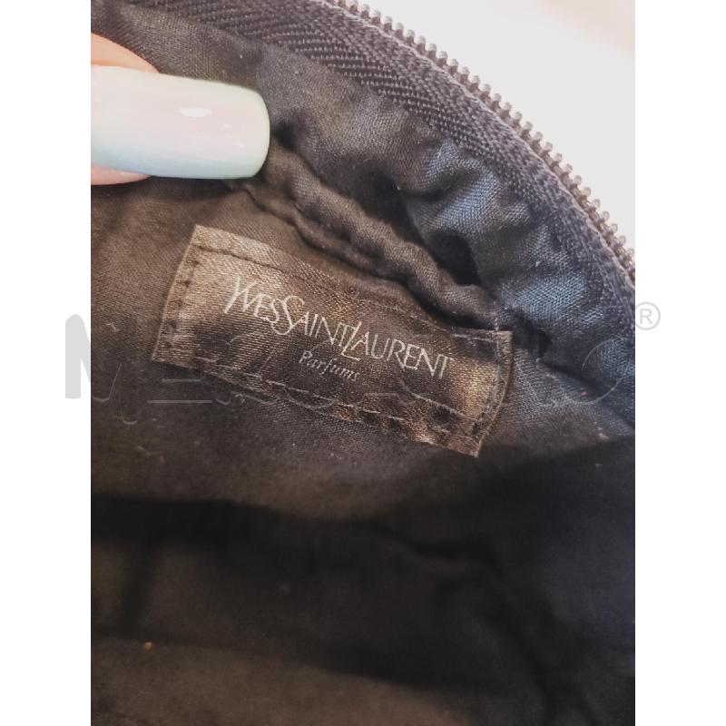 POCHETTE YSL PARFUMS NERA CATENELLA DORATA | Mercatino dell'Usato Roma rebibbia 3