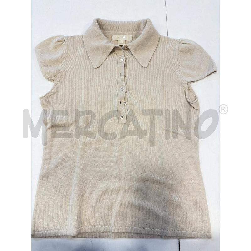 POLO DONNA MAX MARA BEIGE SETA CACHEMERE | Mercatino dell'Usato Roma rebibbia 1