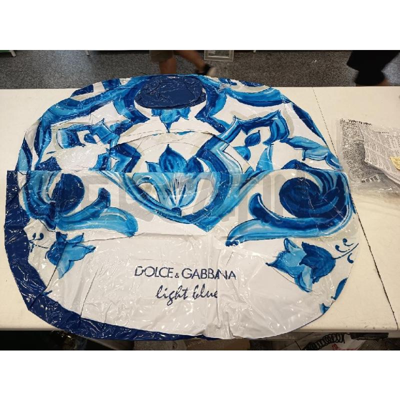 POLTRONA GONFIABILE BIANCA BLU DOLCE E GABBANA | Mercatino dell'Usato Roma rebibbia 1