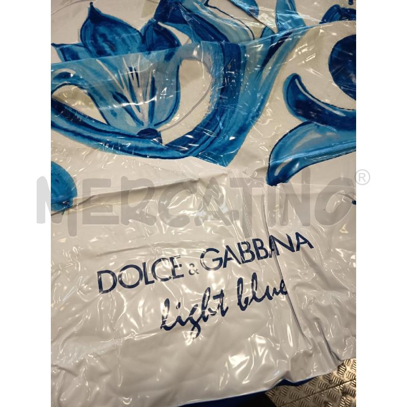 POLTRONA GONFIABILE BIANCA BLU DOLCE E GABBANA | Mercatino dell'Usato Roma rebibbia 2