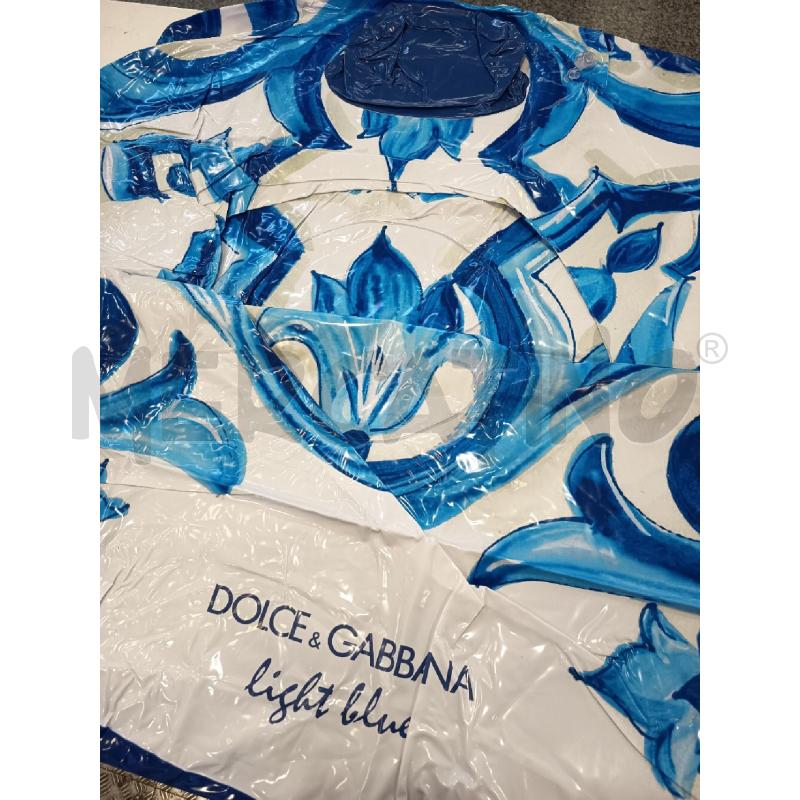 POLTRONA GONFIABILE BIANCA BLU DOLCE E GABBANA | Mercatino dell'Usato Roma rebibbia 2