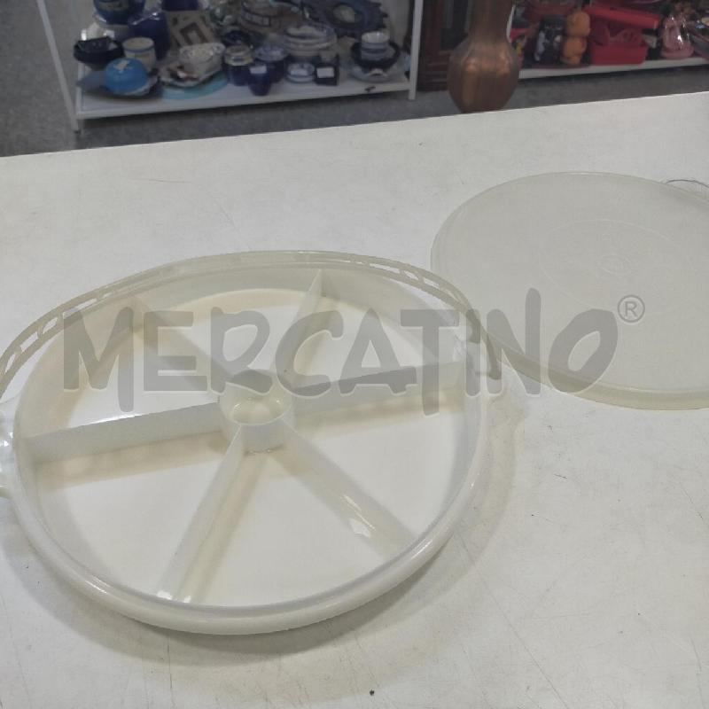 PORTA APERITIVO TUPPERWARE BIANCO  | Mercatino dell'Usato Roma rebibbia 2