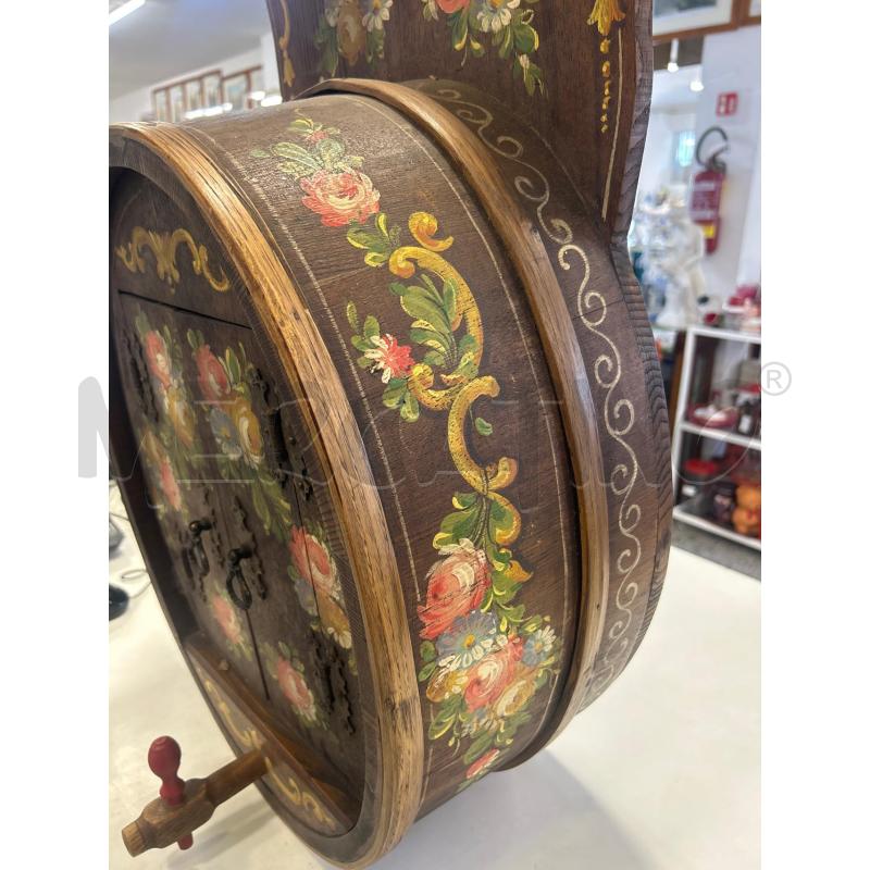 PORTA BOTTIGLIE DA MURO BOTTE LEGNO TIROLESE 2A | Mercatino dell'Usato Roma rebibbia 2