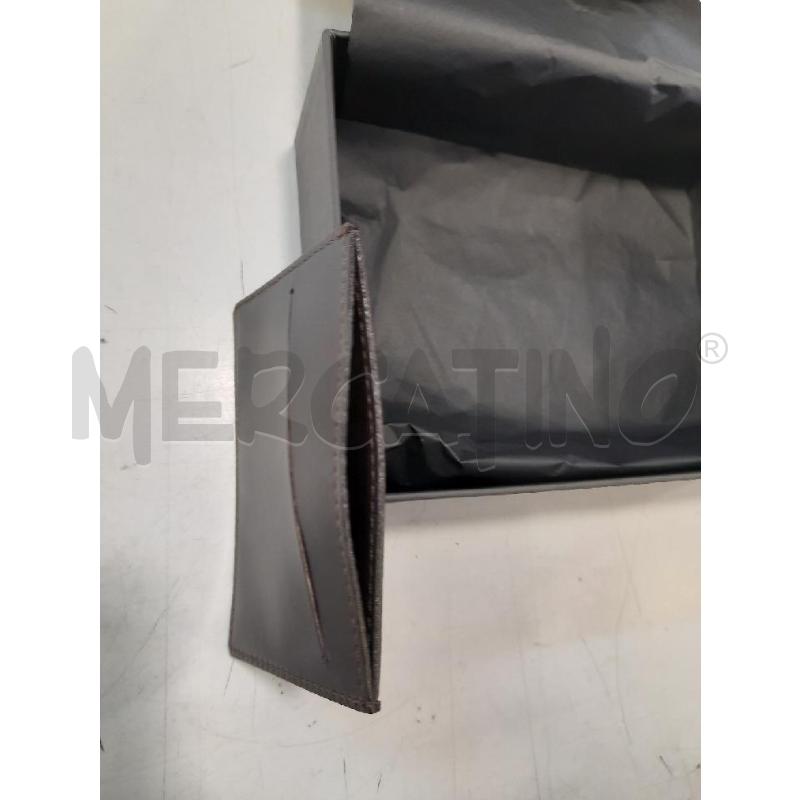 PORTA CARTE FRATELLI ROSSETTI MARRONE S NUOVO | Mercatino dell'Usato Roma rebibbia 3