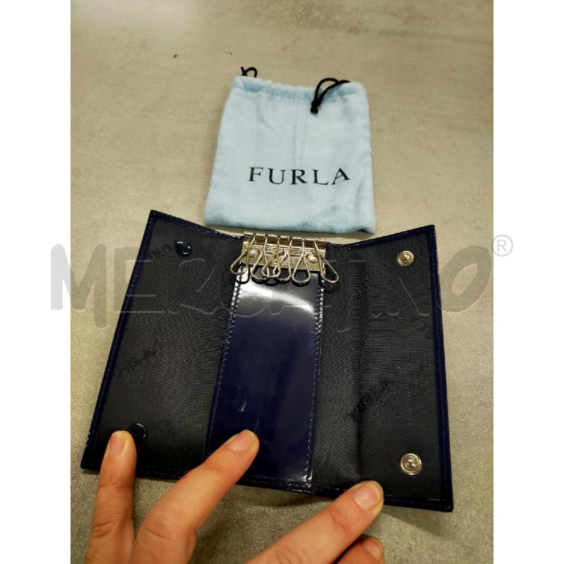 PORTA CHIAVI FURLA BLU S PLASTICA  | Mercatino dell'Usato Roma rebibbia 2