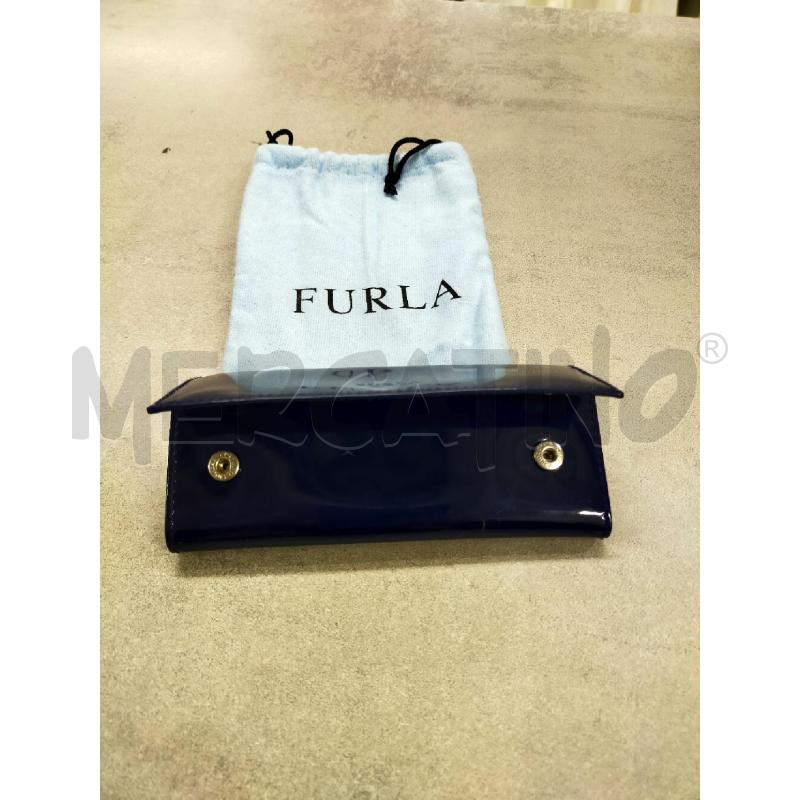 PORTA CHIAVI FURLA BLU S PLASTICA  | Mercatino dell'Usato Roma rebibbia 3