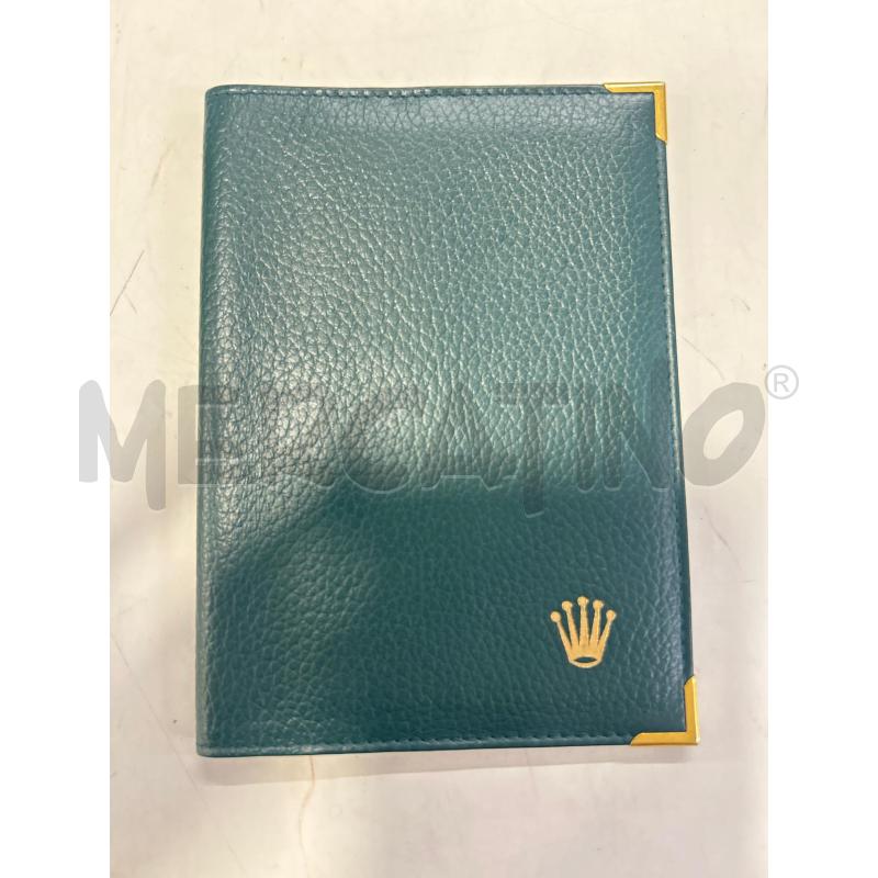PORTA DOCUMENTI/PORTA TESSERE ROLEX VERDE | Mercatino dell'Usato Roma rebibbia 1