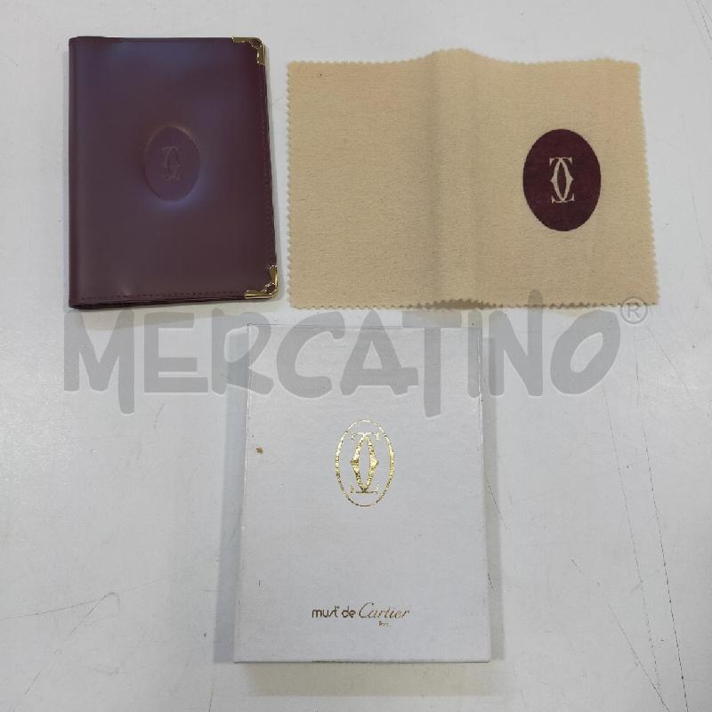 PORTA DOCUMENTI MUST DE CARTIER | Mercatino dell'Usato Roma rebibbia 1