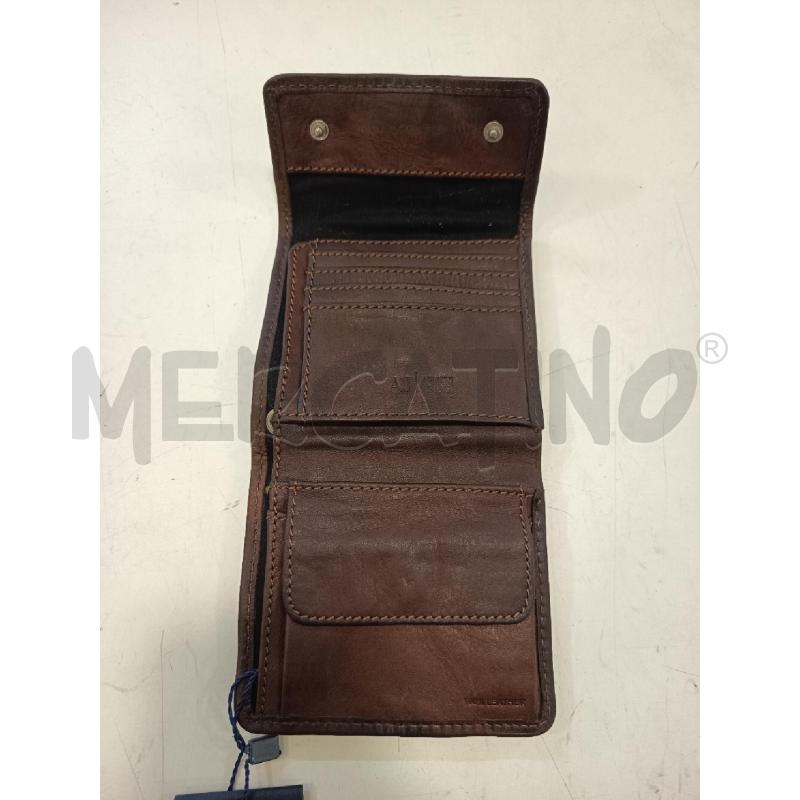 PORTA FOGLIO ARMANI JEANS JEANS MARRONE  | Mercatino dell'Usato Roma rebibbia 2