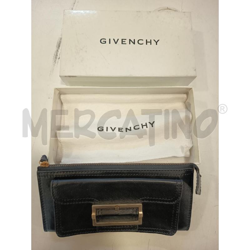 PORTA FOGLIO GIVENCHY NERO FIBIA  | Mercatino dell'Usato Roma rebibbia 1