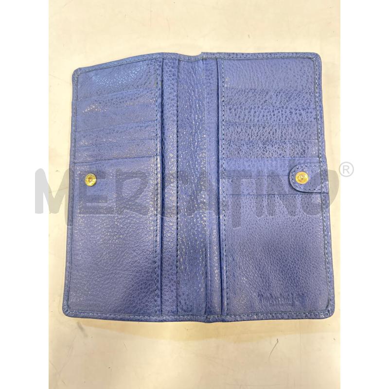 PORTA FOGLIO TIMBERLAND BLU PELLE | Mercatino dell'Usato Roma rebibbia 2