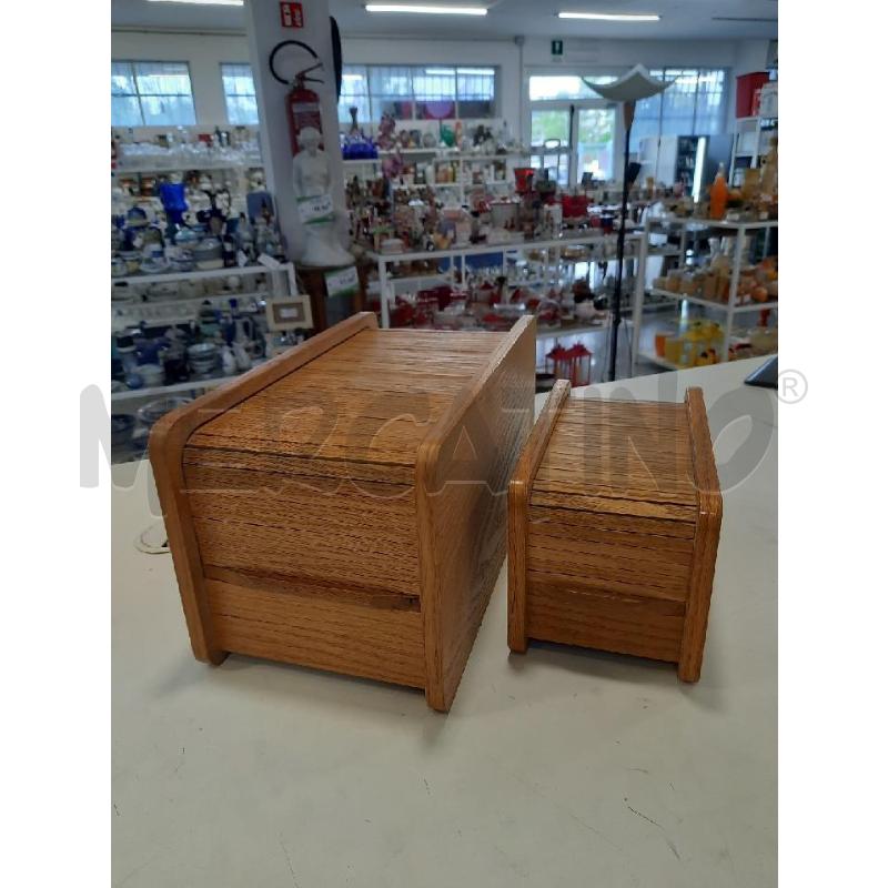 PORTA PANE SERRANDINA LEGNO 2 PZ  | Mercatino dell'Usato Roma rebibbia 1