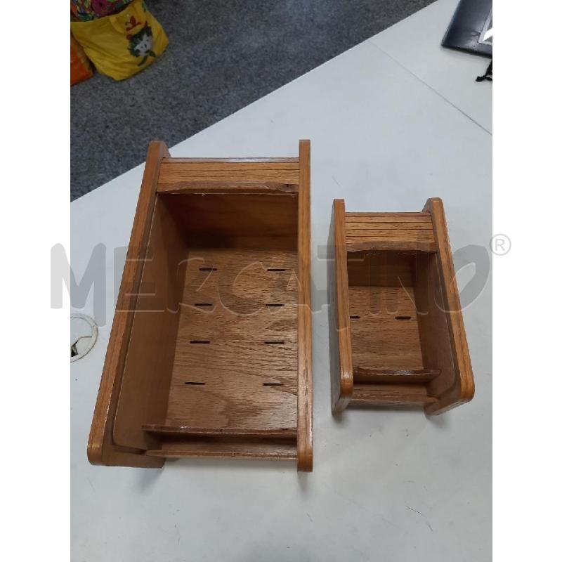 PORTA PANE SERRANDINA LEGNO 2 PZ  | Mercatino dell'Usato Roma rebibbia 2