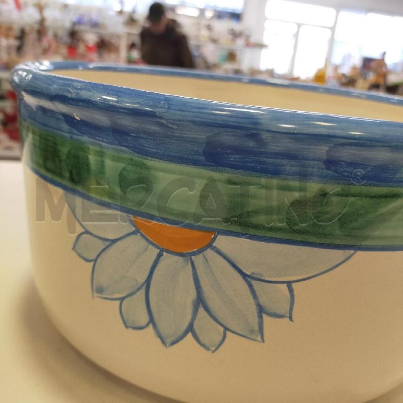 PORTA PIATTI CERAMICA B BLU VERDE | Mercatino dell'Usato Roma rebibbia 2