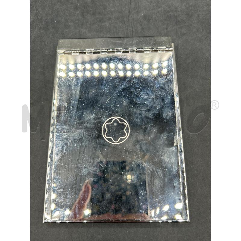 PORTA TACCUINO CROMO MONT BLANC | Mercatino dell'Usato Roma rebibbia 1