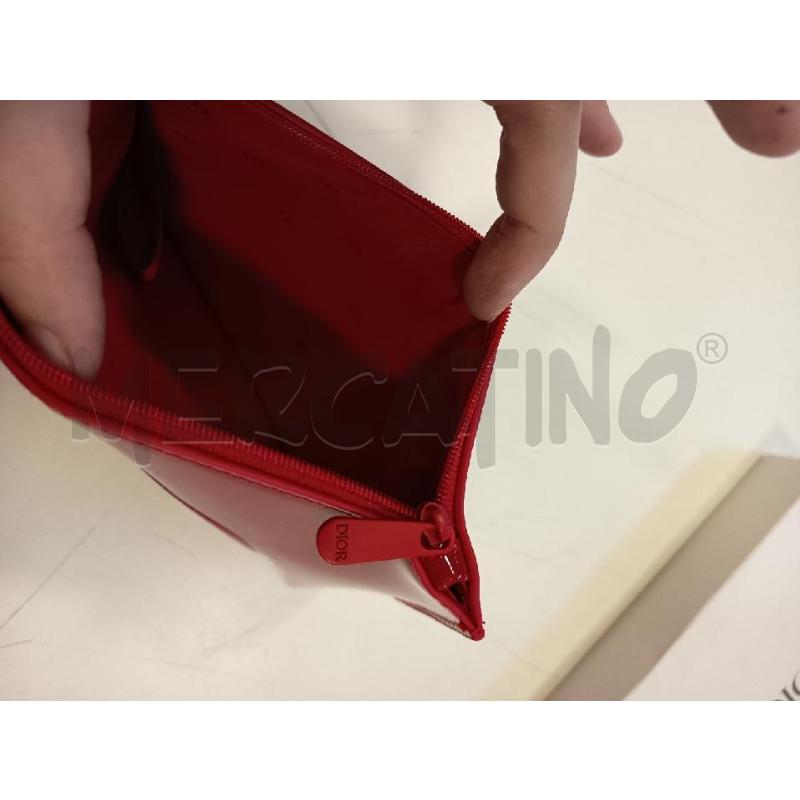 PORTA TRUCCHI DIOR ROSSA LUCIDO | Mercatino dell'Usato Roma rebibbia 3