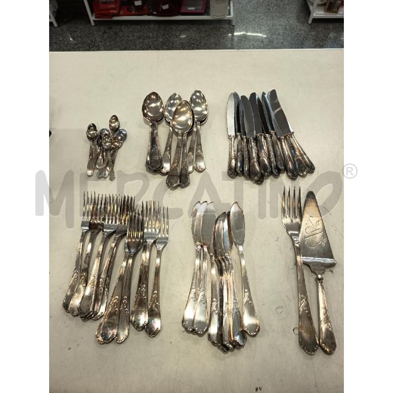 POSATE ARGENT CROMO 60PZ+2 PORTATE | Mercatino dell'Usato Roma rebibbia 1