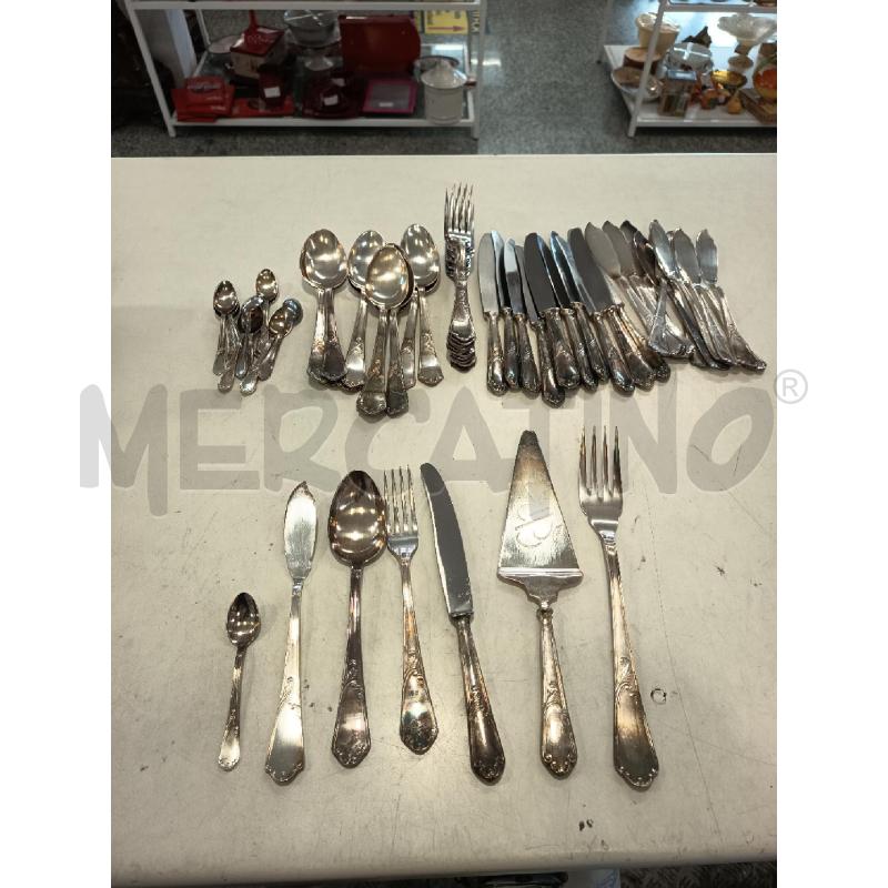 POSATE ARGENT CROMO 60PZ+2 PORTATE | Mercatino dell'Usato Roma rebibbia 3