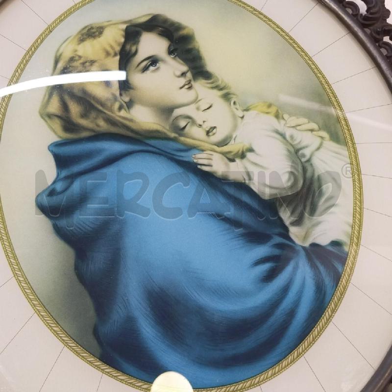 QUADRETTO MADONNA C BAMBINO C MET LAVORATA | Mercatino dell'Usato Roma rebibbia 3