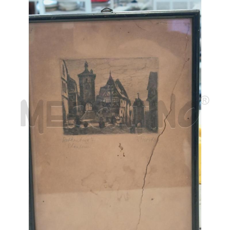 QUADRETTO VECCHIO WILLI FOERSTER 9X7 | Mercatino dell'Usato Roma rebibbia 2