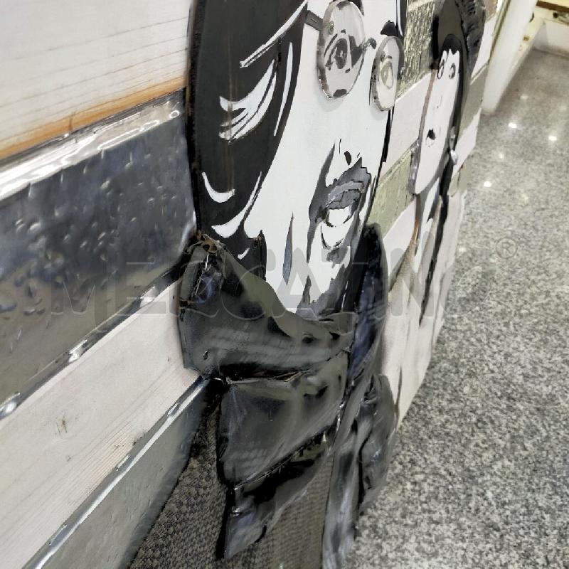 QUADRO COPPIA VARI MATERIALI B/N | Mercatino dell'Usato Roma rebibbia 2