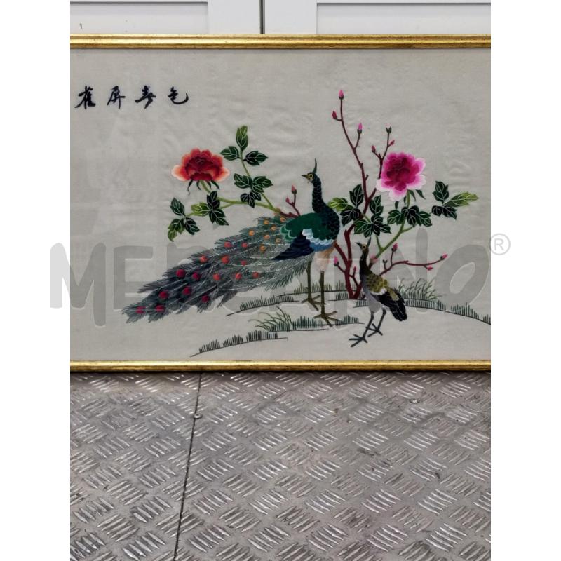QUADRO ORIENTALE STOFFA DA RIV | Mercatino dell'Usato Roma rebibbia 2