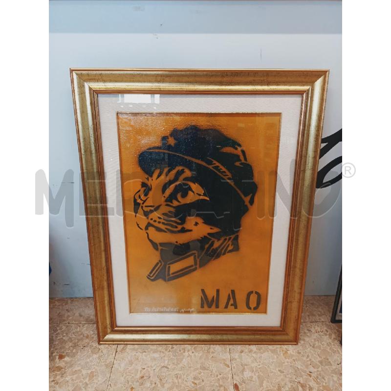 QUADRO POP ART MAO GIALLO C DOR | Mercatino dell'Usato Roma rebibbia 1