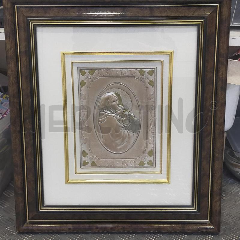 QUADRO RELIGIOSO PLACCA RILIEVO C RADICA SCURA | Mercatino dell'Usato Roma rebibbia 1