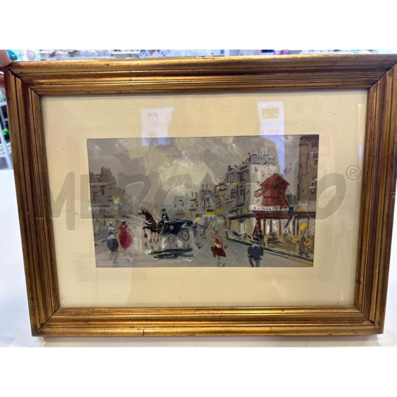QUADRO STRADA FRANCESE C DOR 41X31 | Mercatino dell'Usato Roma rebibbia 1