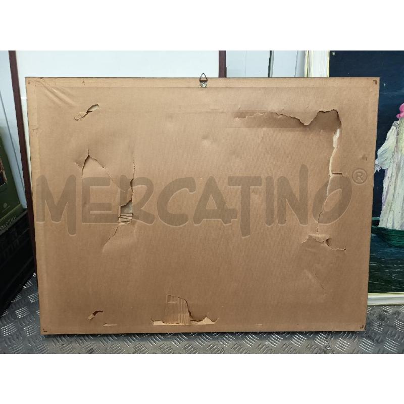 QUADRO VIA GIULIA RILIEVO C DOR 83X63 | Mercatino dell'Usato Roma rebibbia 4
