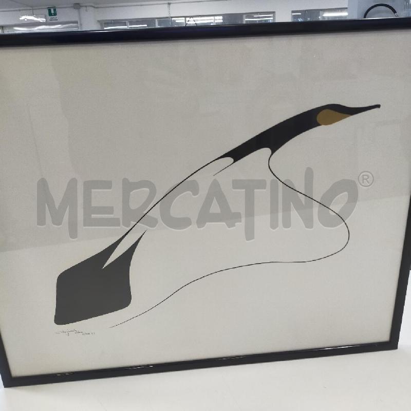 QUADRO VOLATILE STILIZZATO BENJAMIN CHEE CHEE | Mercatino dell'Usato Roma rebibbia 1