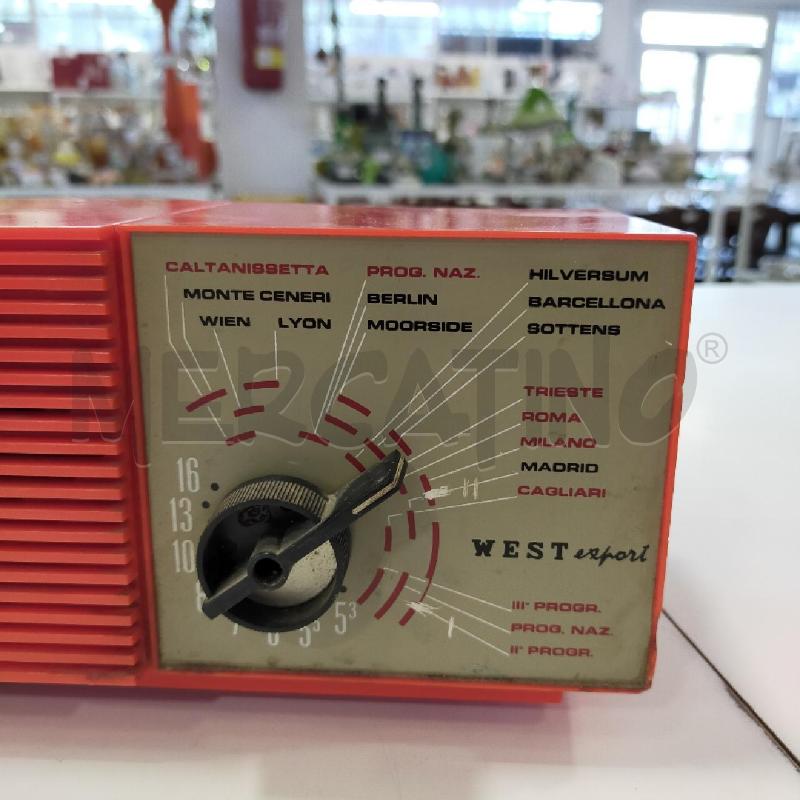 RADIO MARELLI RD329 1971 WEST EXPORT ARANCIONE DA RIV | Mercatino dell'Usato Roma rebibbia 2