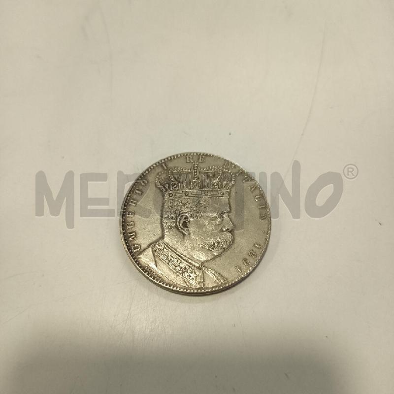 RIPROD MONETA 5 LIRE UMBERTO I COLONIA ERITREA | Mercatino dell'Usato Roma rebibbia 1
