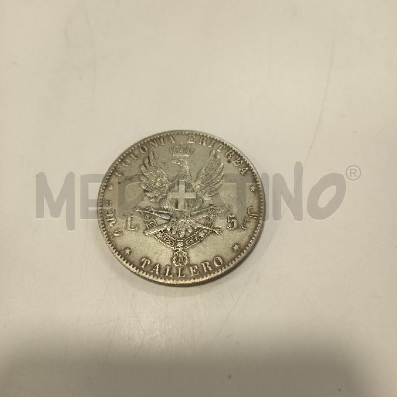 RIPROD MONETA 5 LIRE UMBERTO I COLONIA ERITREA | Mercatino dell'Usato Roma rebibbia 2