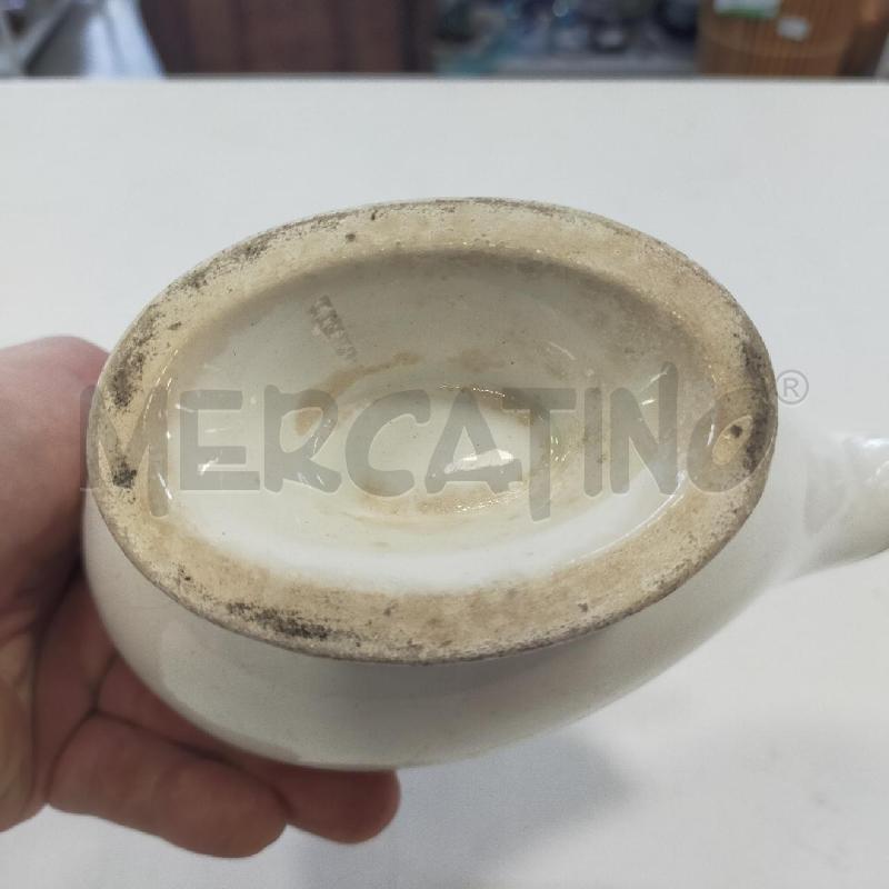 SALSIERA ANTICA CERAM BIANCA TESTA DI CIGNO | Mercatino dell'Usato Roma rebibbia 4