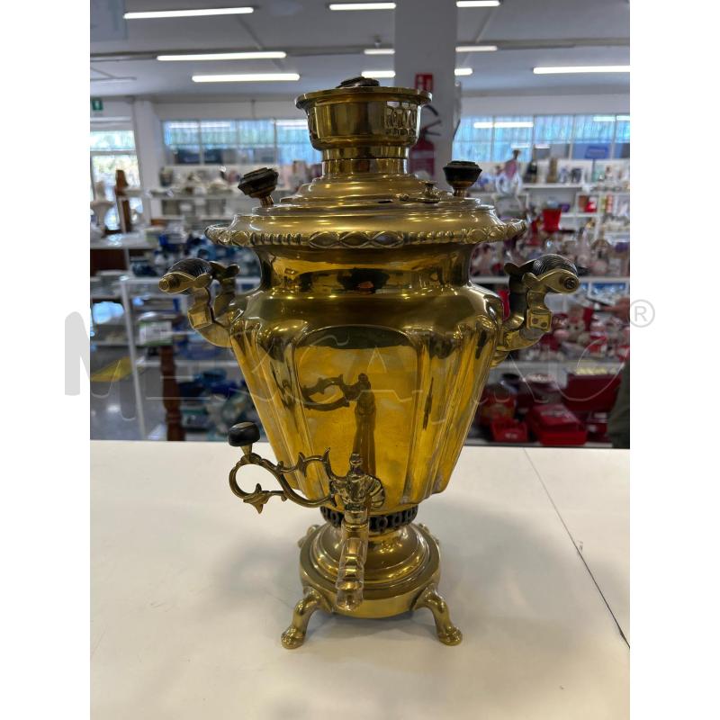 SAMOVAR LEGNO E OTTONE  2M  | Mercatino dell'Usato Roma rebibbia 1