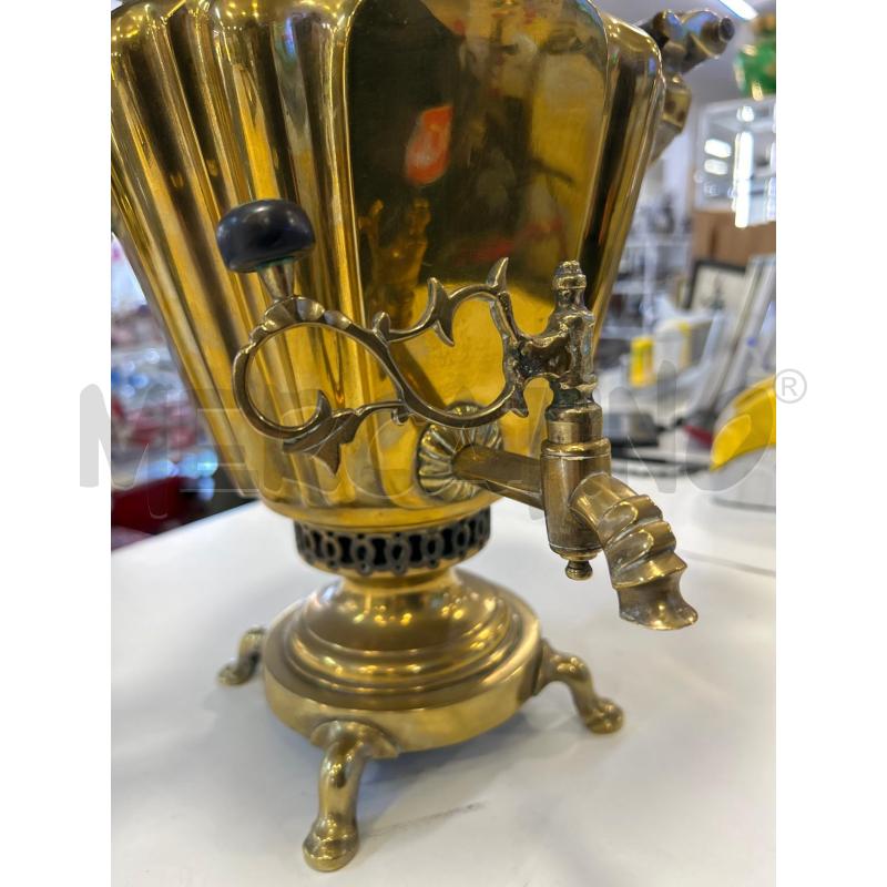 SAMOVAR LEGNO E OTTONE  2M  | Mercatino dell'Usato Roma rebibbia 3