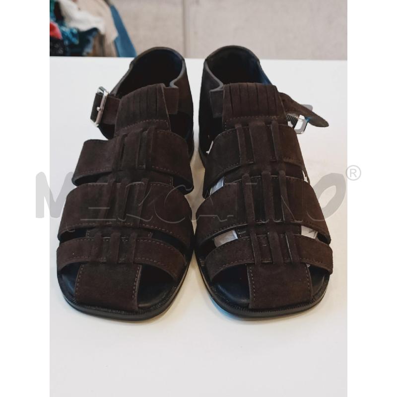 SANDALI DONNA COS IN PELLE SCAMOSCIATA MAR | Mercatino dell'Usato Roma rebibbia 1