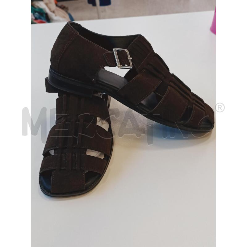 SANDALI DONNA COS IN PELLE SCAMOSCIATA MAR | Mercatino dell'Usato Roma rebibbia 4