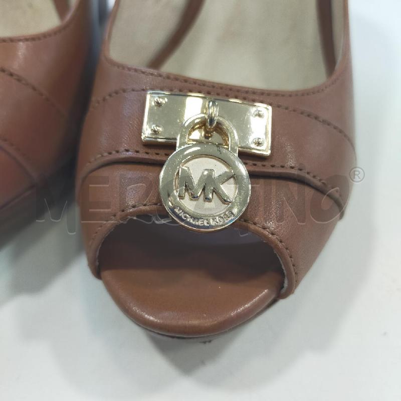 SANDALI DONNA MICHAEL KORS MARRONI ZEPPA  | Mercatino dell'Usato Roma rebibbia 2