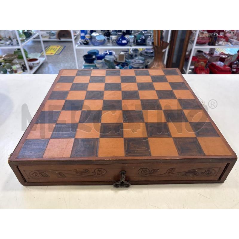 SCACCHIERA ORIENTALE CHIARA E LEGNO | Mercatino dell'Usato Roma rebibbia 1