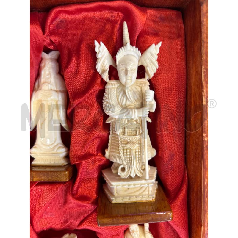 SCACCHIERA ORIENTALE CHIARA E LEGNO | Mercatino dell'Usato Roma rebibbia 4