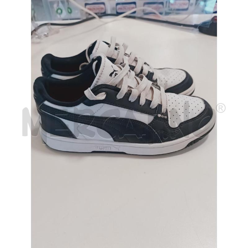 SCARPE BAMBINO PUMA BIANCHE NERE | Mercatino dell'Usato Roma rebibbia 2