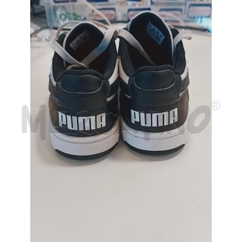 SCARPE BAMBINO PUMA BIANCHE NERE | Mercatino dell'Usato Roma rebibbia 3