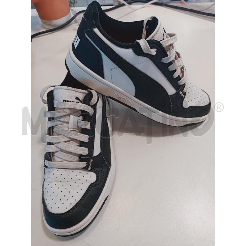 SCARPE BAMBINO PUMA BIANCHE NERE | Mercatino dell'Usato Roma rebibbia 4