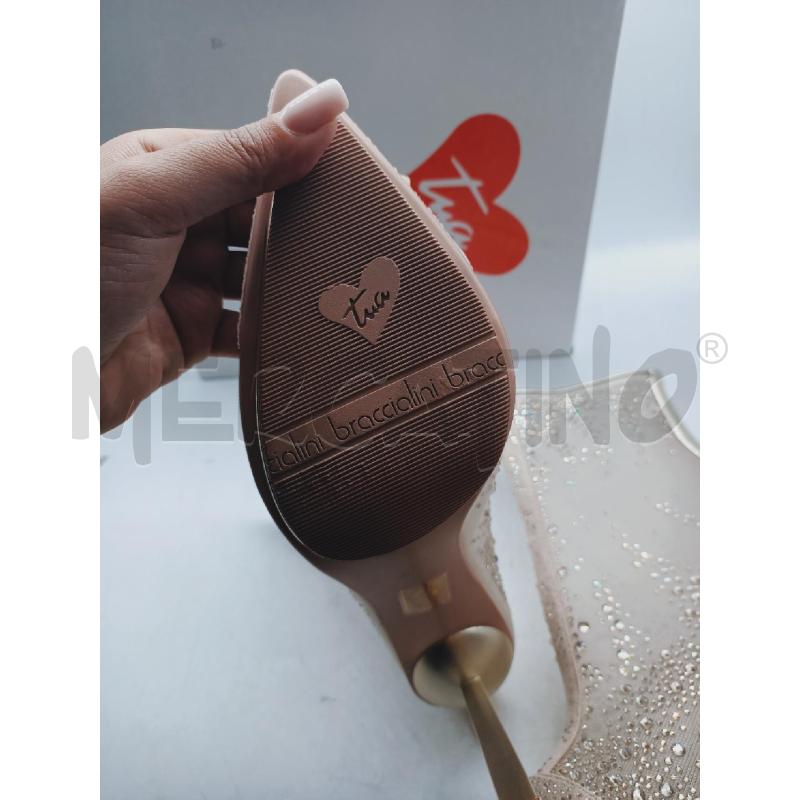 SCARPE BRACCIALINI RETE GLITTER GOLD NUOVE | Mercatino dell'Usato Roma rebibbia 3