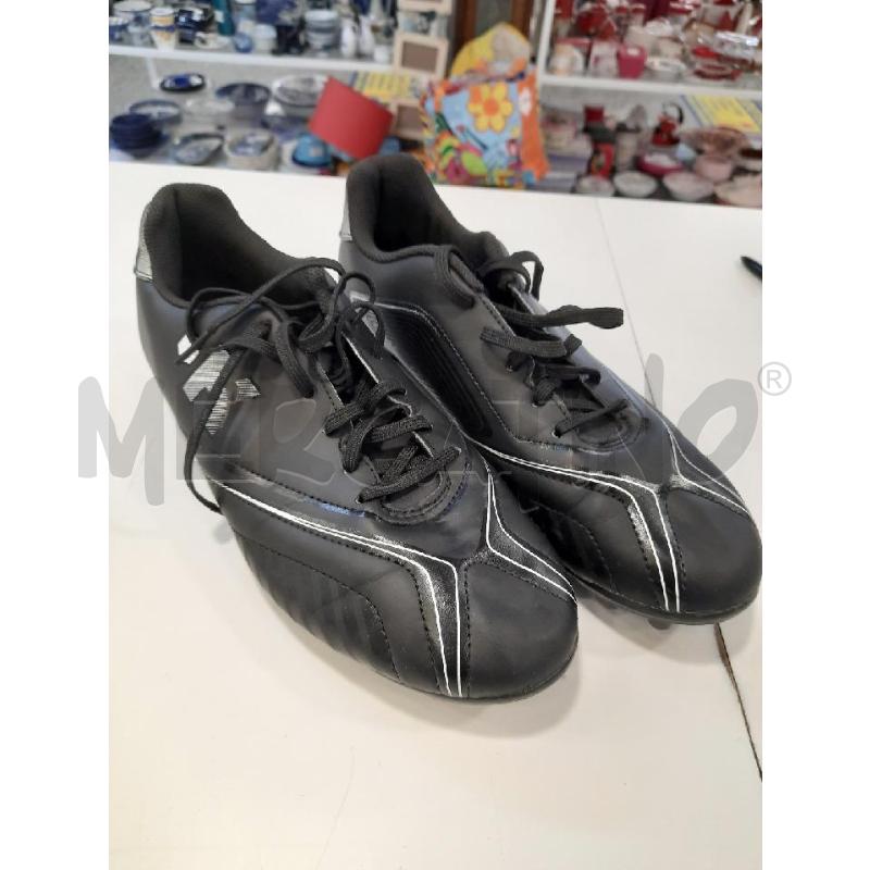 SCARPE CALCIO NERE KIPSTA N44 | Mercatino dell'Usato Roma rebibbia 1