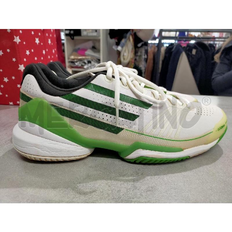 SCARPE DA PADEL/TENNIS ADIDAS ADITUFF BIANCHE/VERDI | Mercatino dell'Usato Roma rebibbia 3