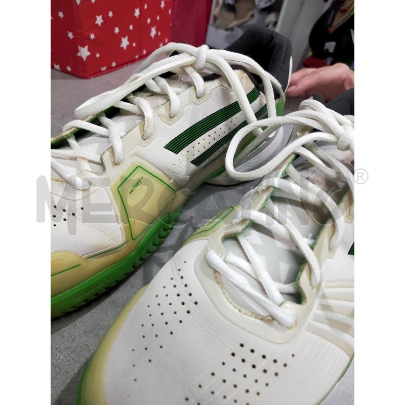 SCARPE DA PADEL/TENNIS ADIDAS ADITUFF BIANCHE/VERDI | Mercatino dell'Usato Roma rebibbia 4